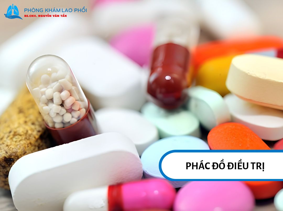 Điều trị lao phổi mức độ nặng theo phác đồ A1 (người lớn) và A2 (trẻ em)
