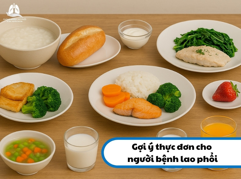 Gợi ý thực đơn cho người bệnh lao phổi