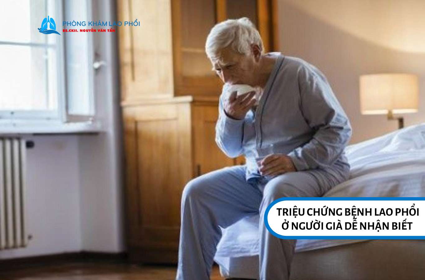 Ho là dấu hiệu thường gặp ở người già mắc lao phổi