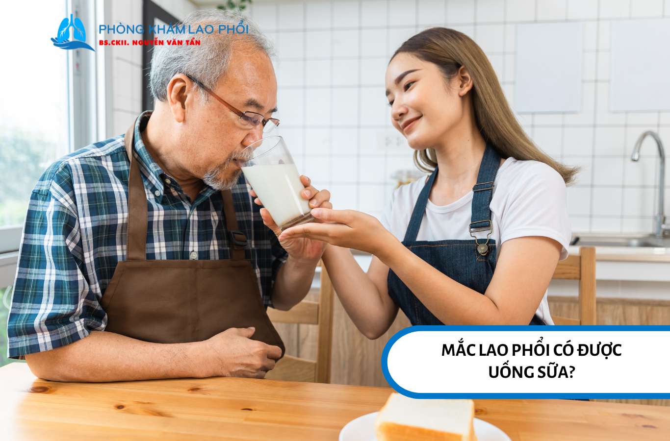 Bệnh lao phổi có được uống sữa không?