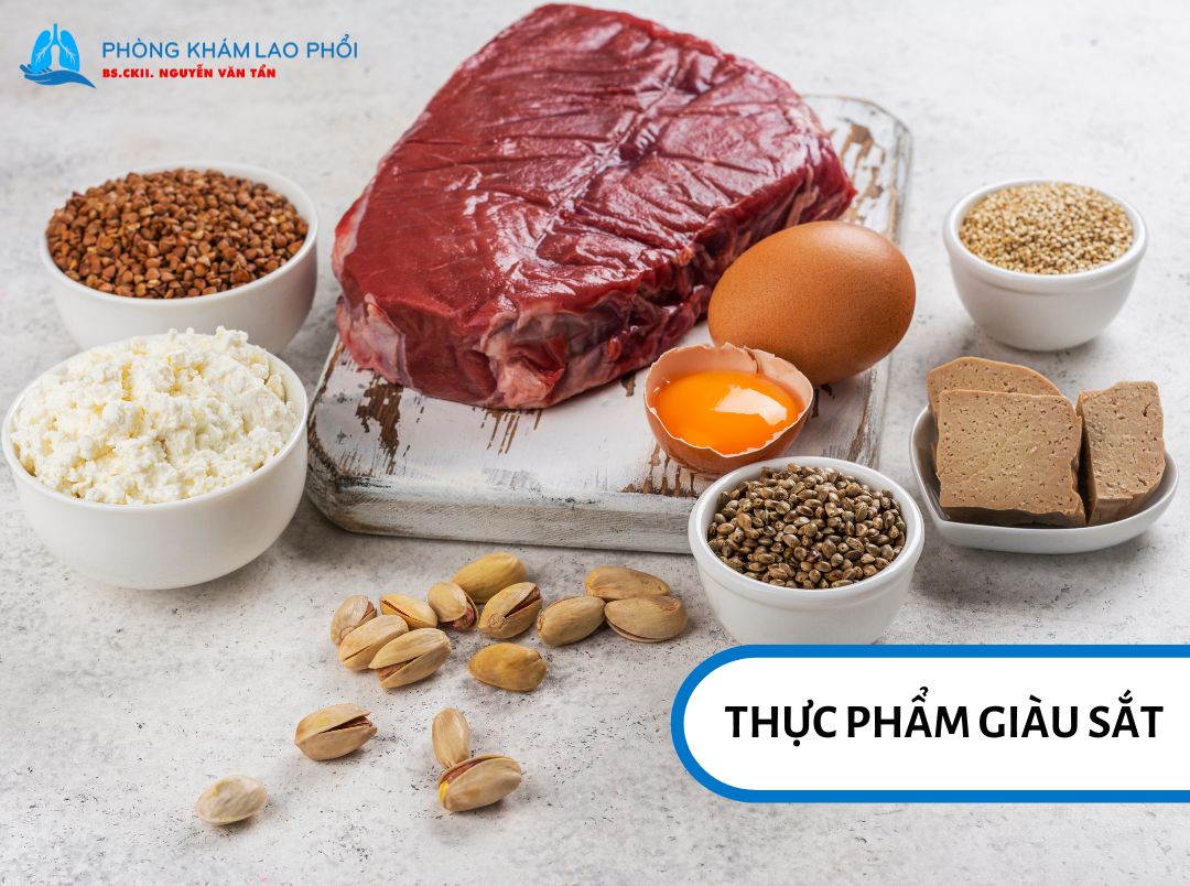 Thực phẩm giàu sắt giúp bổ sung dưỡng chất cần thiết cho cơ thể
