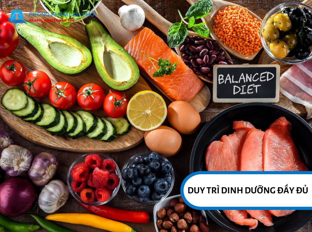 Dinh dưỡng đầy đủ bạn giúp duy trì sức khỏe và hệ miễn dịch