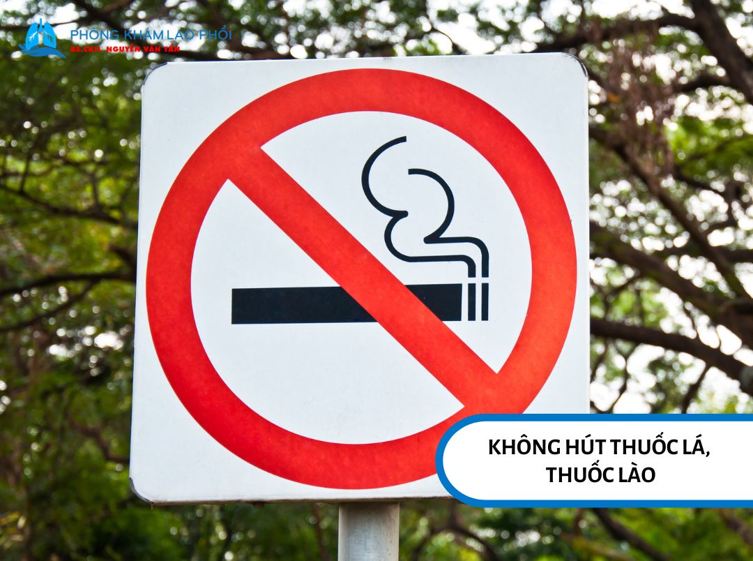 Không hút thuốc giúp bảo vệ sức khỏe đường hô hấp