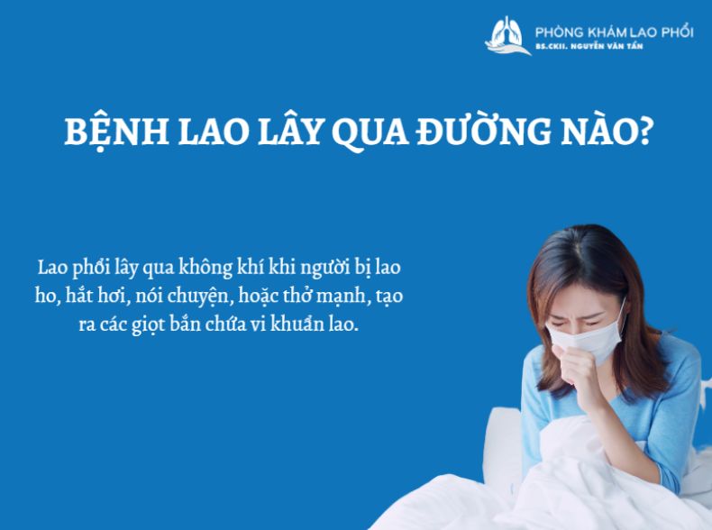 Lao phổi là một bệnh truyền nhiễm có thể lây từ người này sang người khác