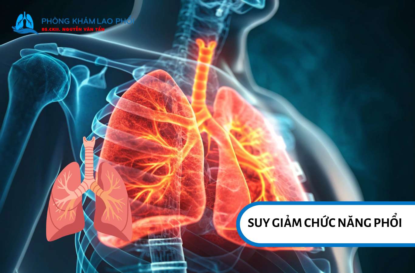 Tác hại của việc hút thuốc lá làm suy giảm chức năng phổi