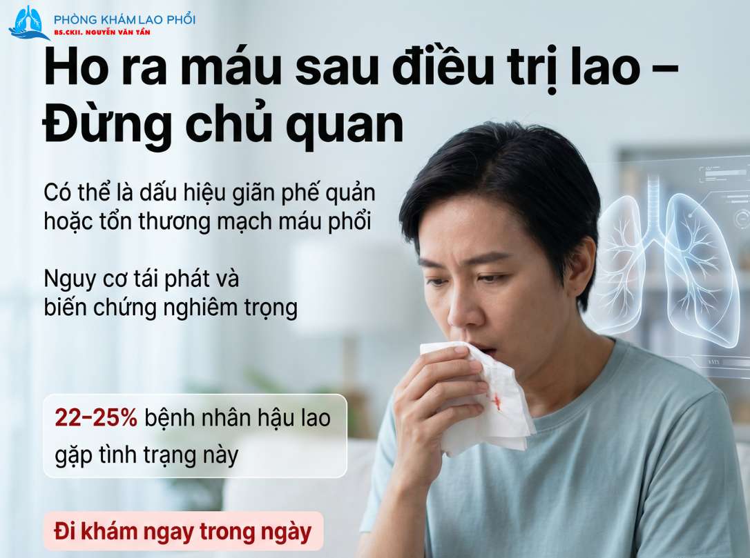 Dù chỉ là một vệt nhỏ máu trong đờm, ho ra máu có thể là dấu hiệu của một vấn đề nghiêm trọn