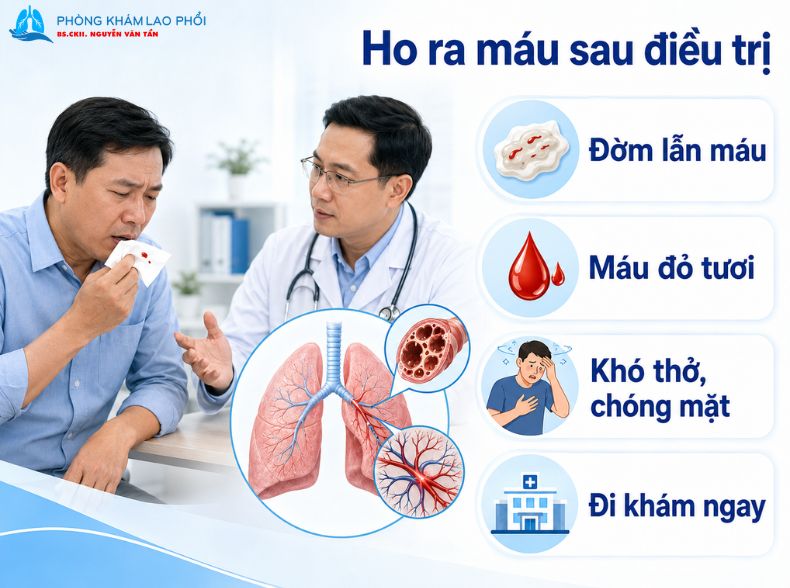 Dù chỉ là một vệt nhỏ máu trong đờm, ho ra máu có thể là dấu hiệu của một vấn đề nghiêm trọng