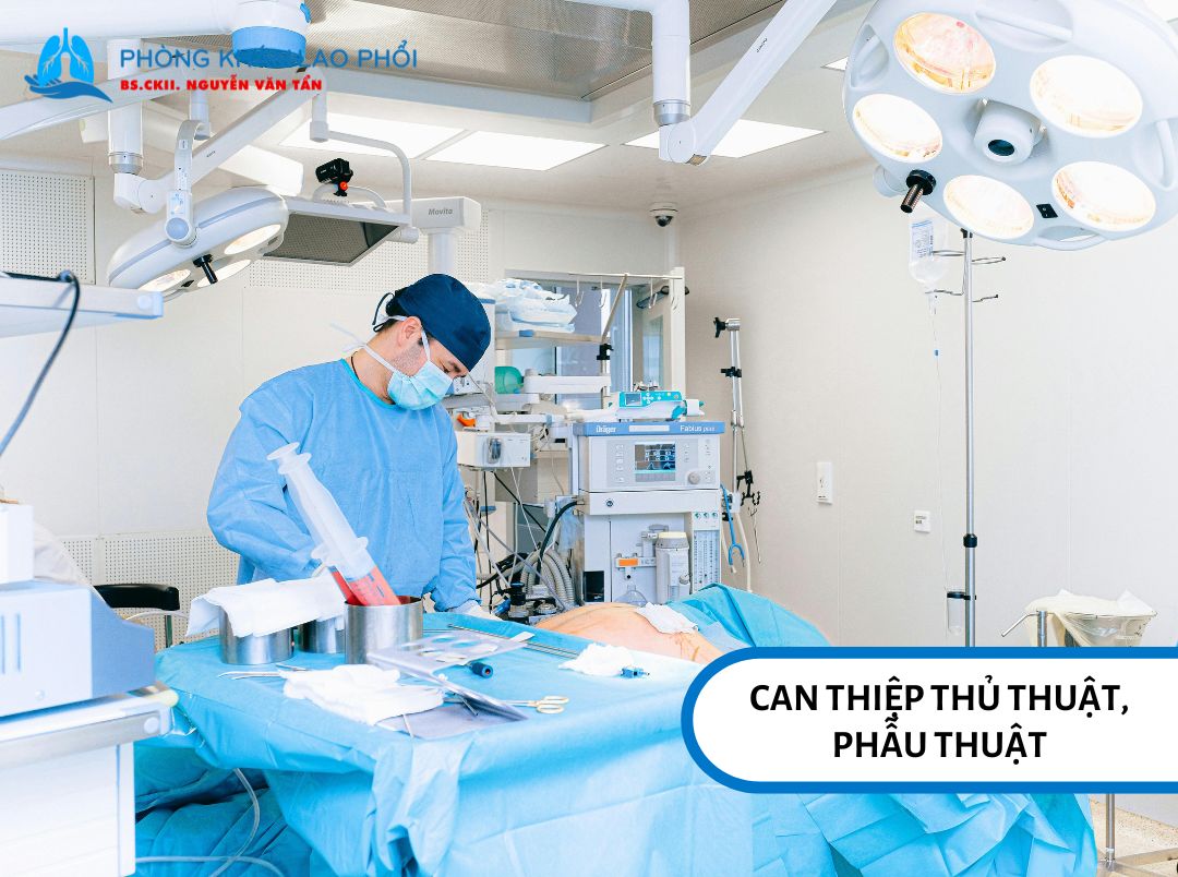 Thủ thuật hoặc phẫu thuật chỉ áp dụng trong một số trường hợp phù hợp