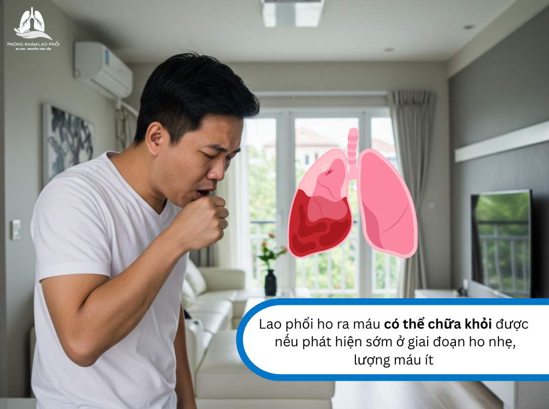 Lao phổi ho ra máu có thể chữa khỏi nếu ở giai đoạn nhẹ