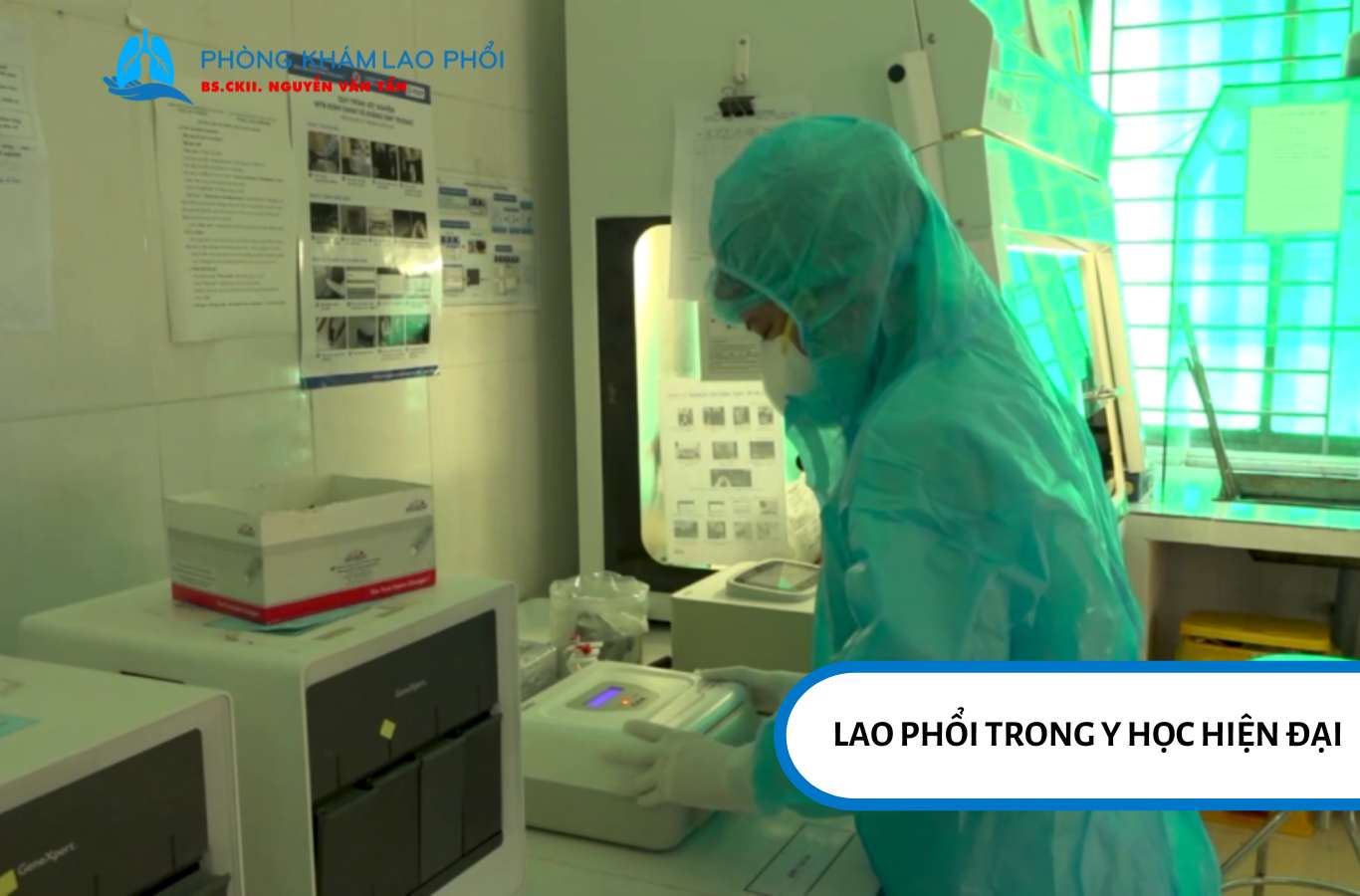 Nhân viên y tế dùng kỹ thuật hiện đại để phát hiện bệnh lao sớm