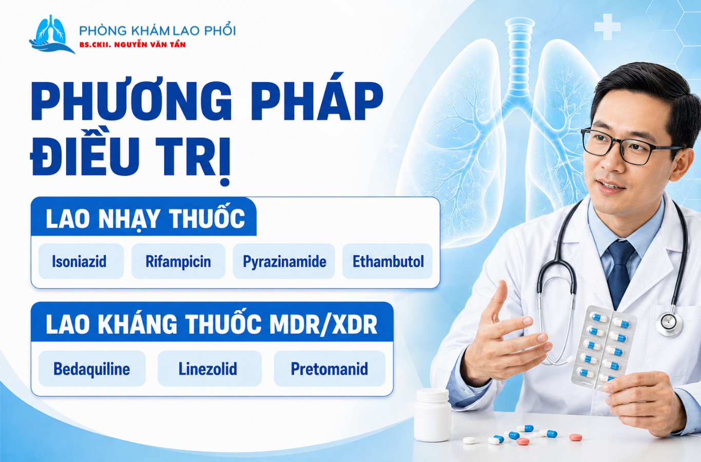 Phương pháp điều trị lao phổi