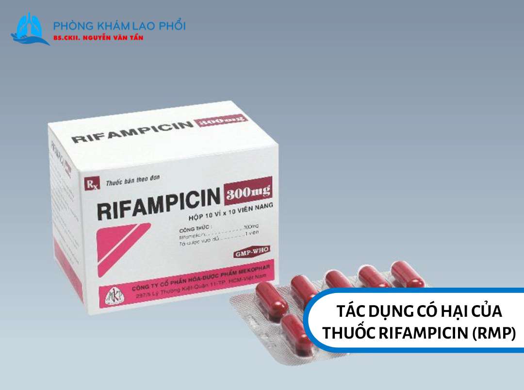 Tác dụng có hại của thuốc Rifampicin (RMP)