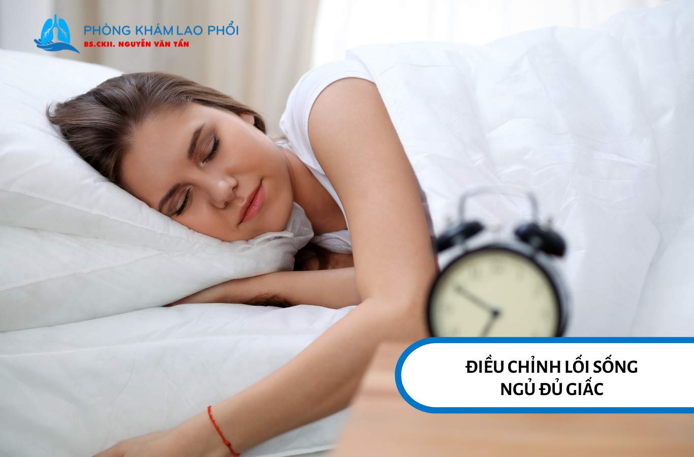 Điều chỉnh lối sống, ngủ đủ giấc